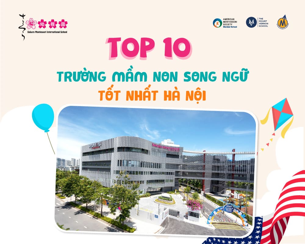 Top 10 trường mầm non song ngữ Hà Nội