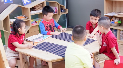 Các bạn nhỏ luôn có cơ hội được học tập, vui chơi tập thể, cùng nhau khám phá thế giới