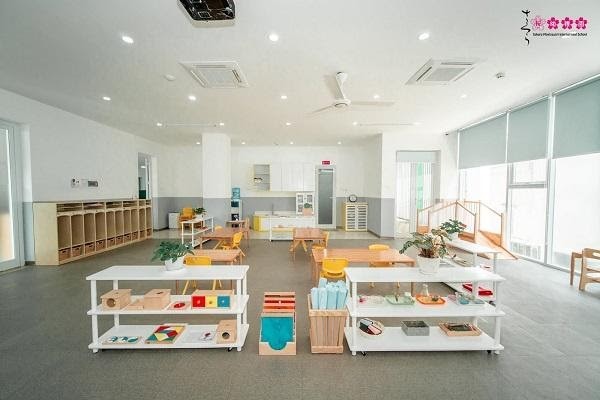 cơ sở vật chất trường mầm non Sakura