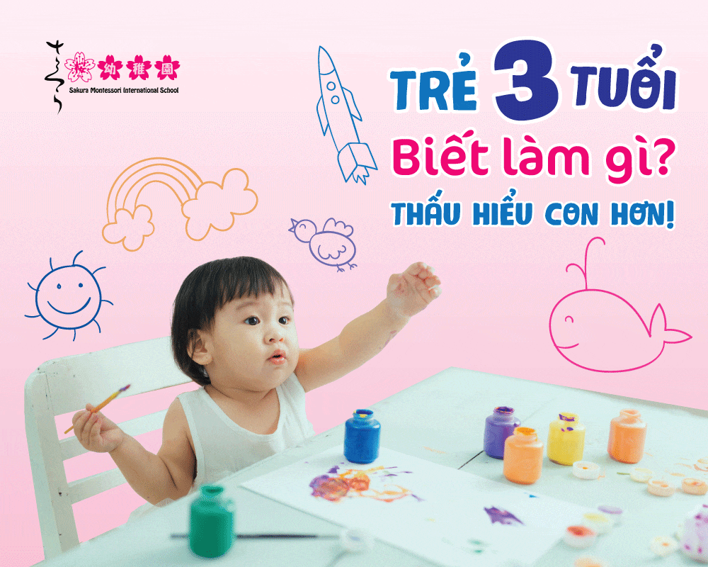 dạy trẻ 3 tuổi