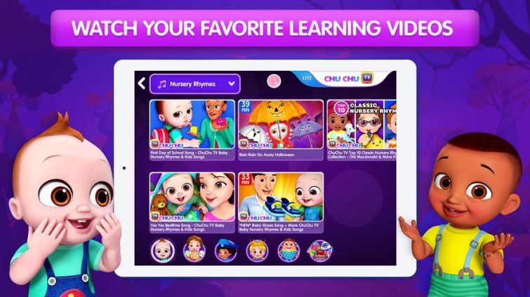 ChuChu TV LITE là ứng dụng học tiếng anh miễn phí chất lượng