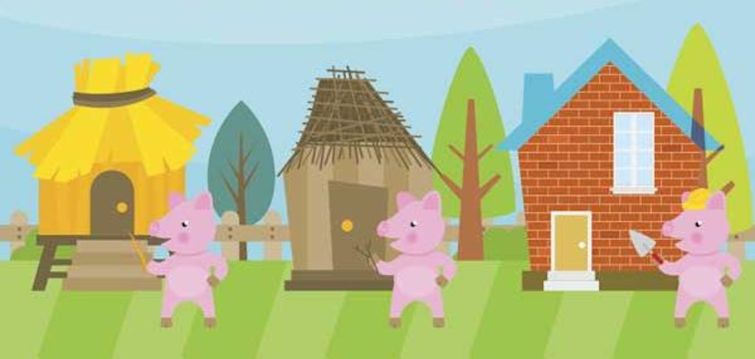 The three little Pigs