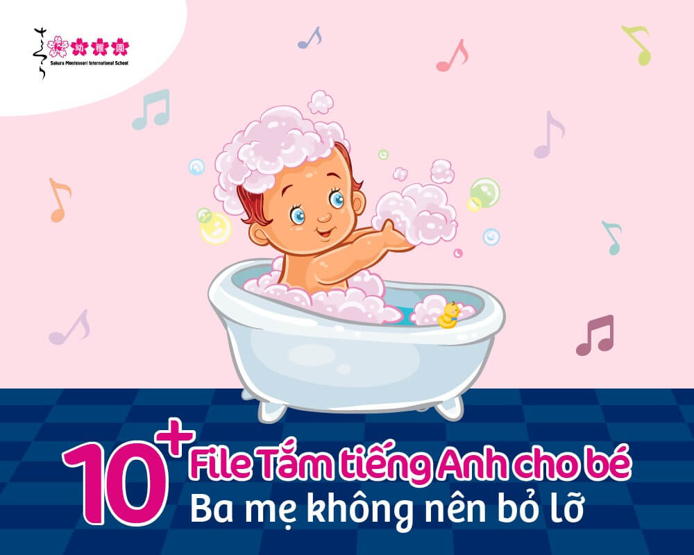 tắm tiếng anh cho bé