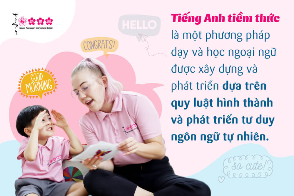 tiếng anh tiềm thức cho bé