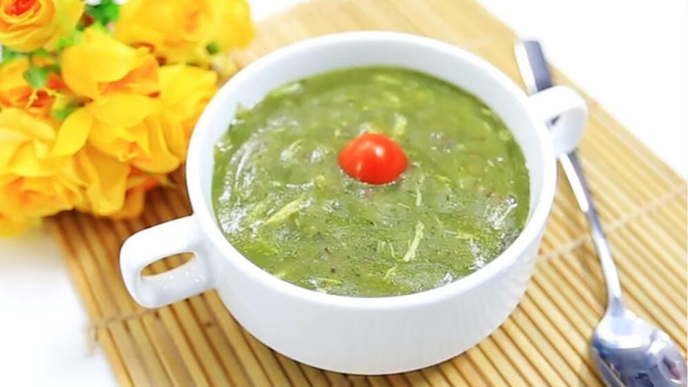 Bột thịt heo, rau ngót