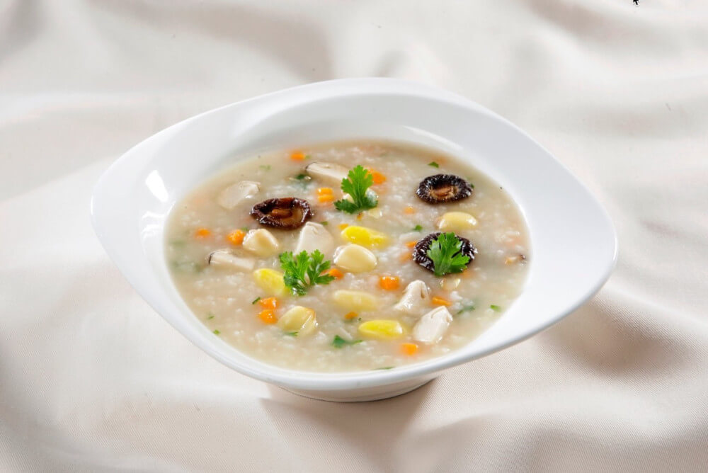 Cháo bồ câu, ngô ngọt