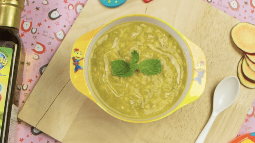Cháo khoai lang, thịt bò ăn dặm cho trẻ 5 tháng