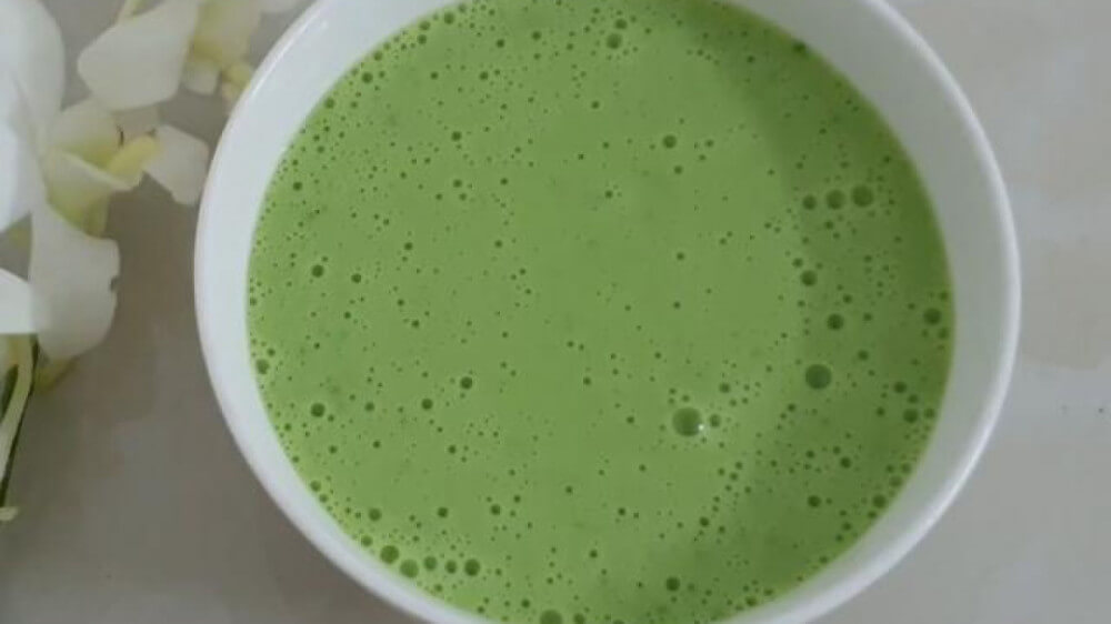 Cháo tôm, rau chân vịt