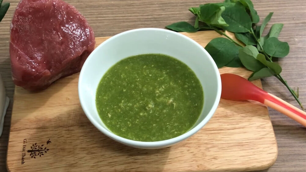 Cháo thịt heo, rau ngót