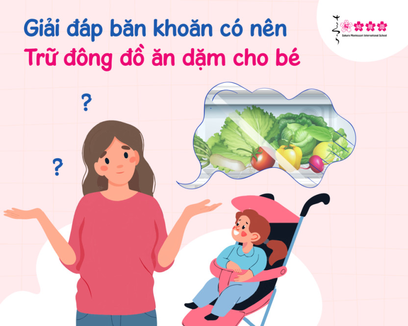 có nên trữ đông đồ ăn dặm cho bé