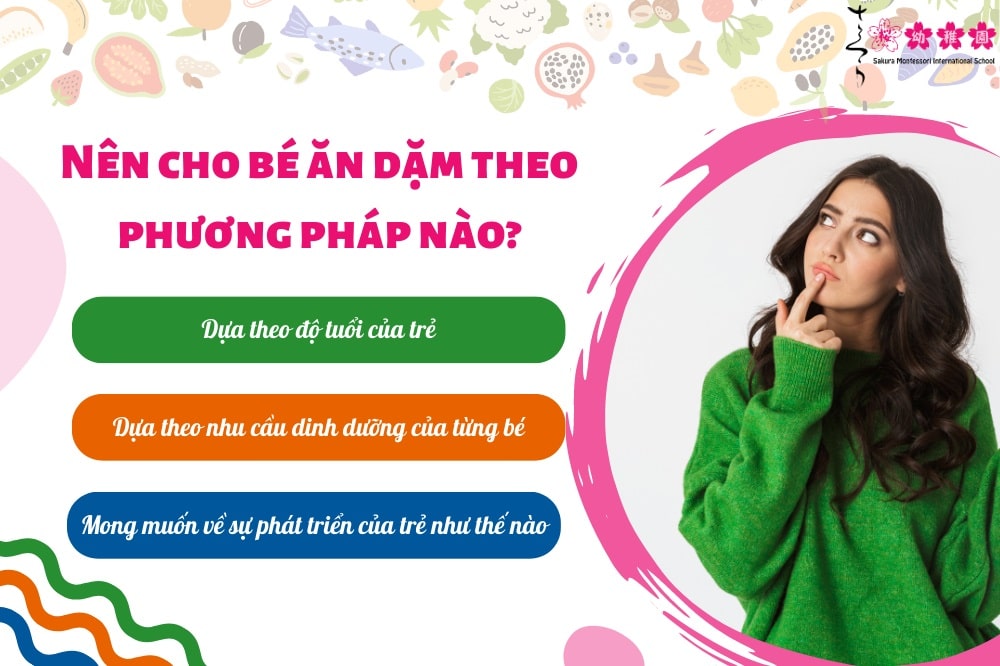 Nên cho trẻ ăn dặm theo phương pháp nào