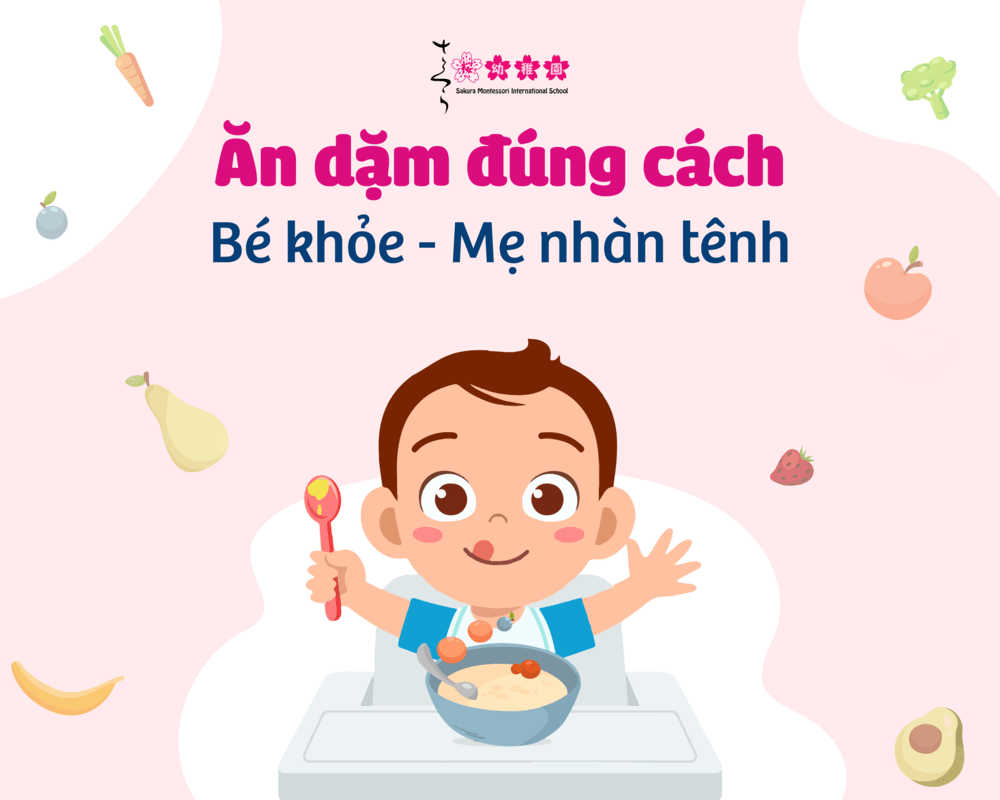 Ăn dặm đúng cách, bé khỏe mẹ nhàn tên