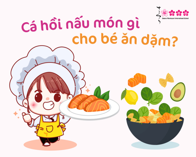 cá hồi nấu món gì cho bé ăn dặm