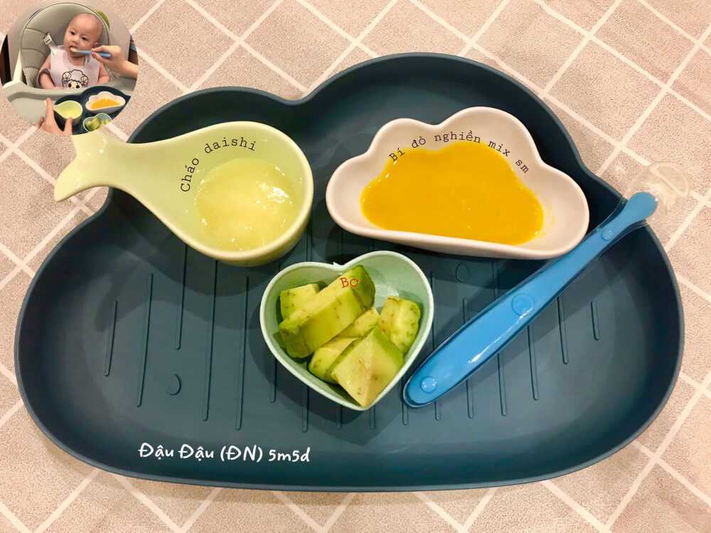 thực đơn ăn dặm cho bé 7 tháng