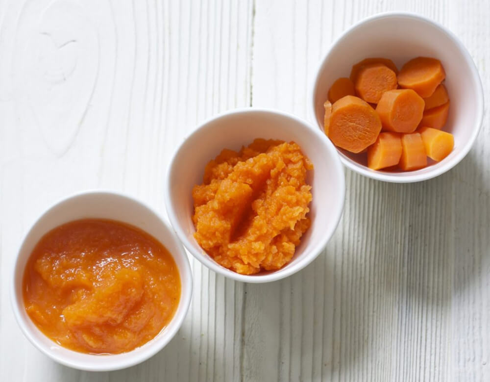 cách tăng độ thô cho bé ăn dặm truyền thống