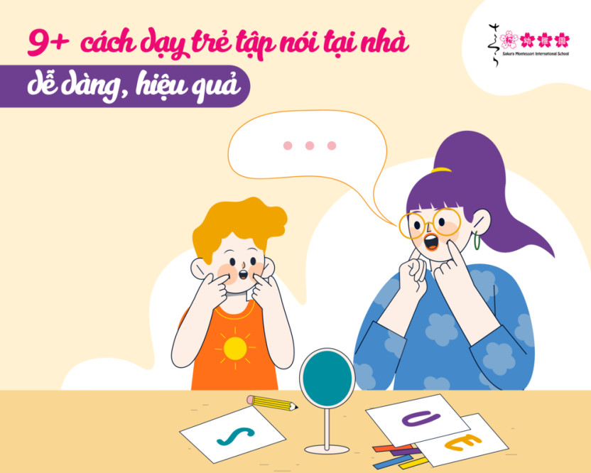 dạy trẻ chậm nói tại nhà