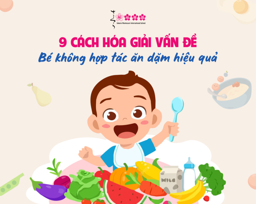 bé không hợp tác ăn dặm