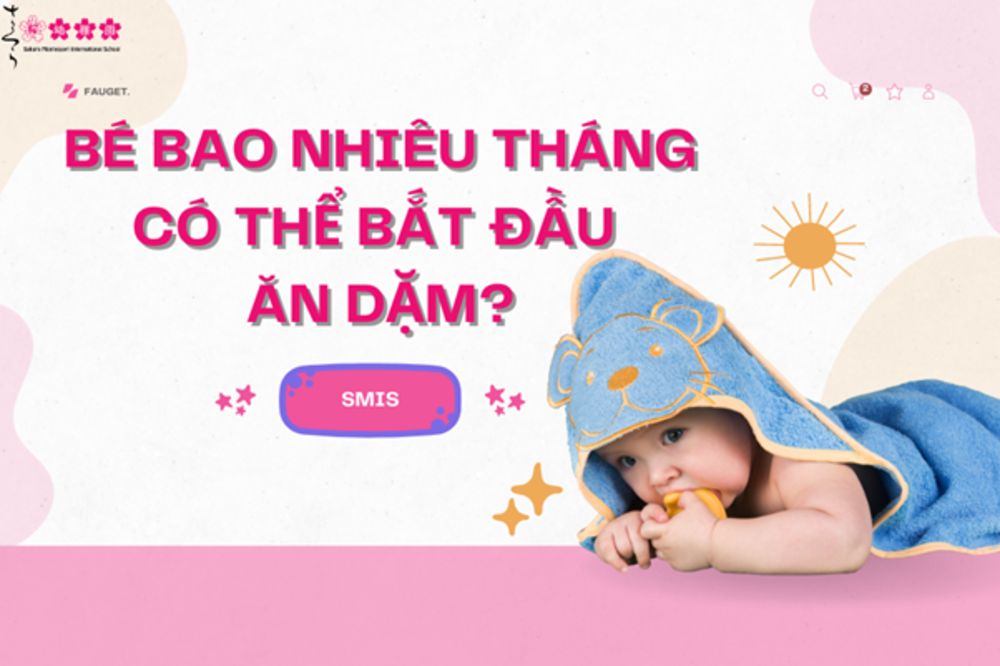 thực đơn cho bé bắt đầu ăn dặm