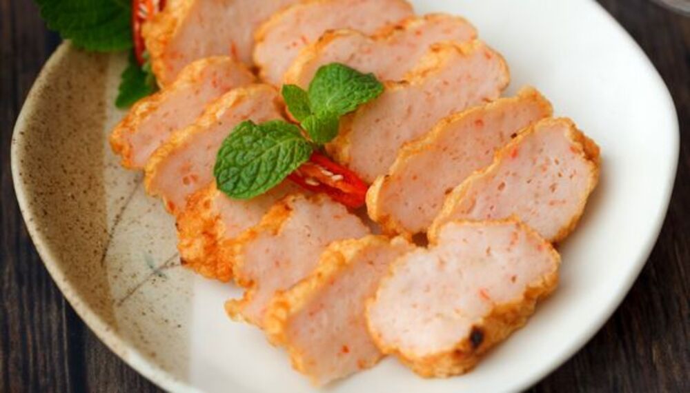 Chả tôm thơm ngon cho bé ăn dặm