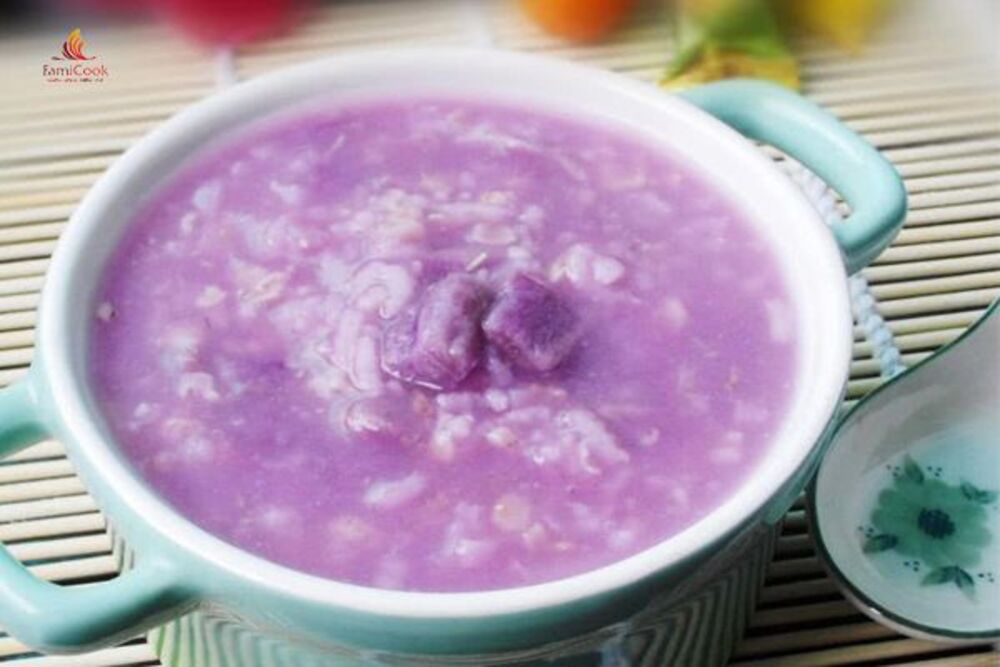 món ăn dặm từ khoai lang