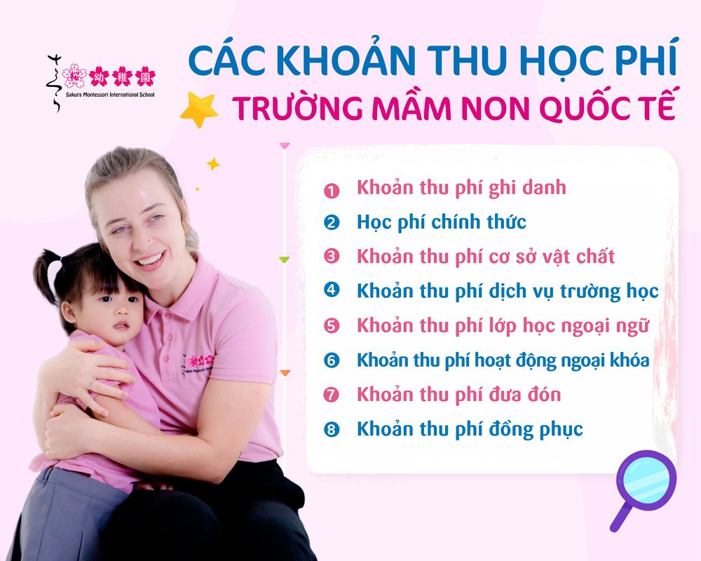 học phí các trường mầm non quốc tế
