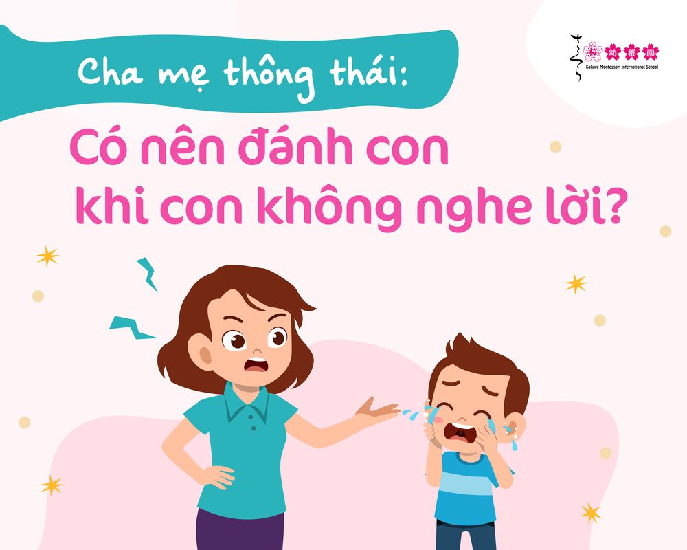 có nên đánh con khi con không nghe lời