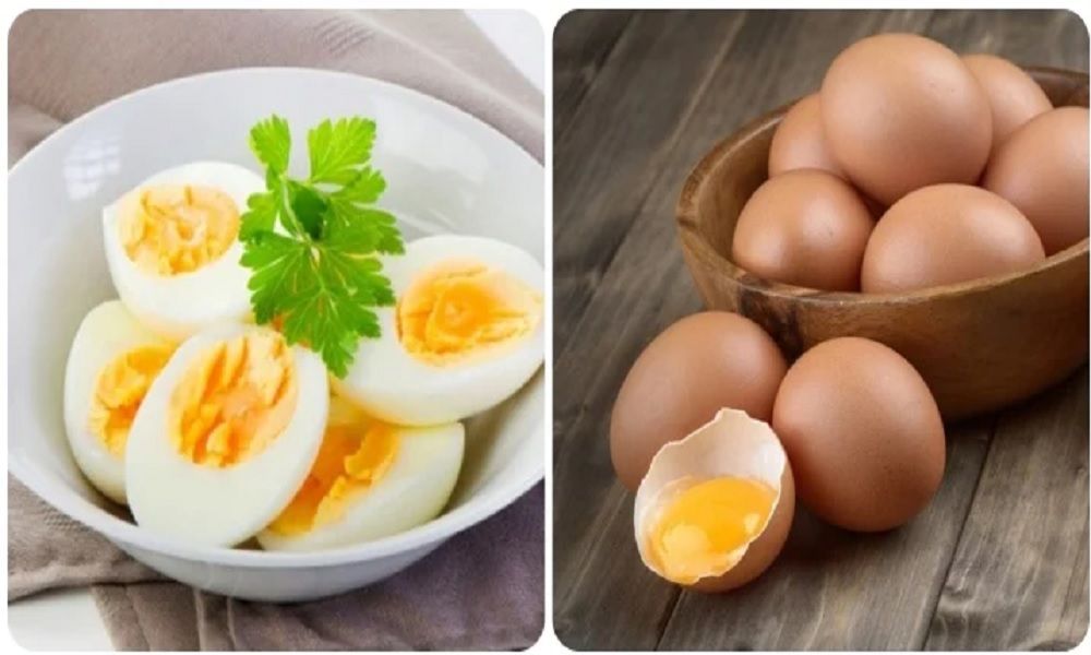 cháo trứng gà bí đỏ cho bé ăn dặm