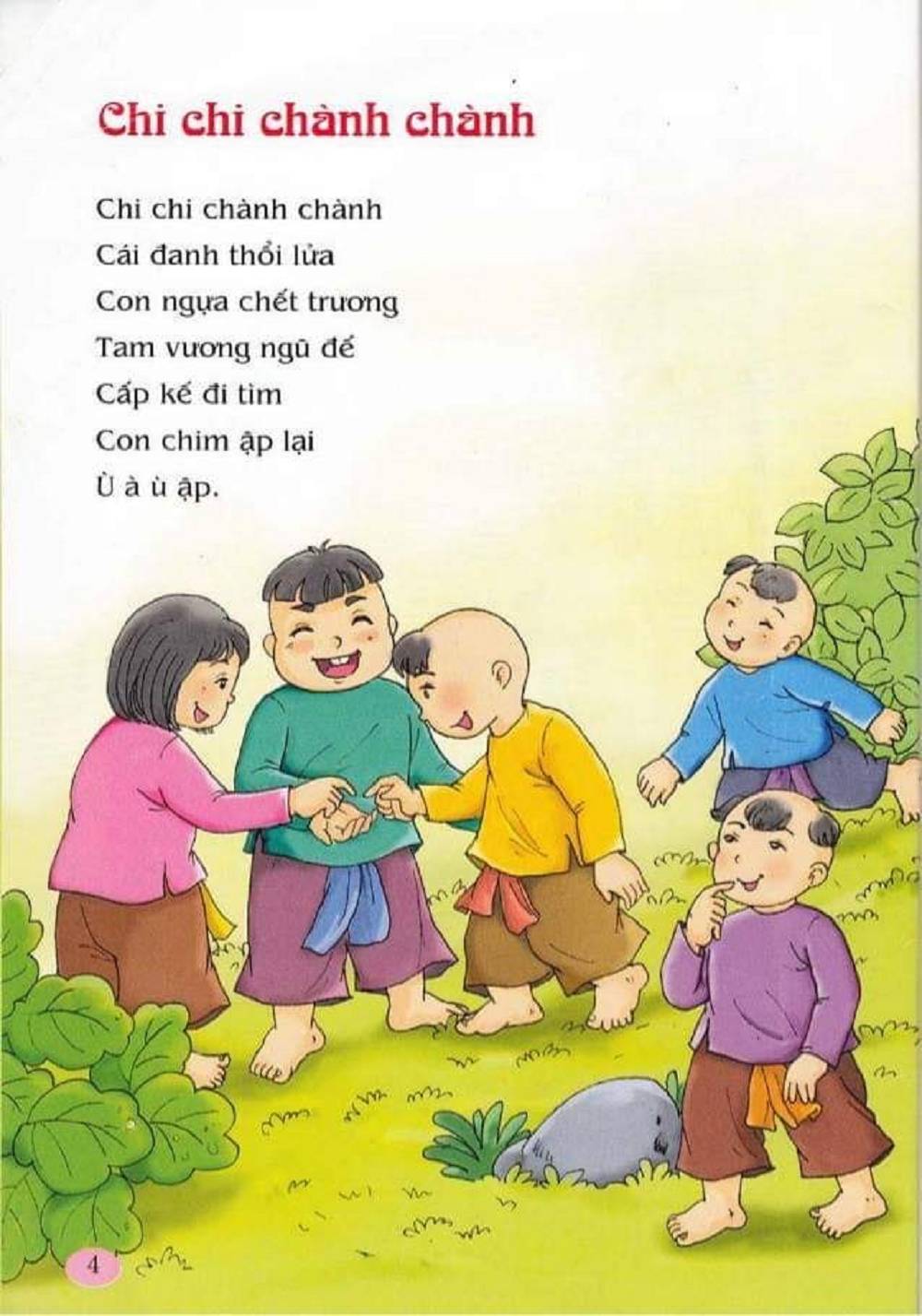 trò chơi cho bé