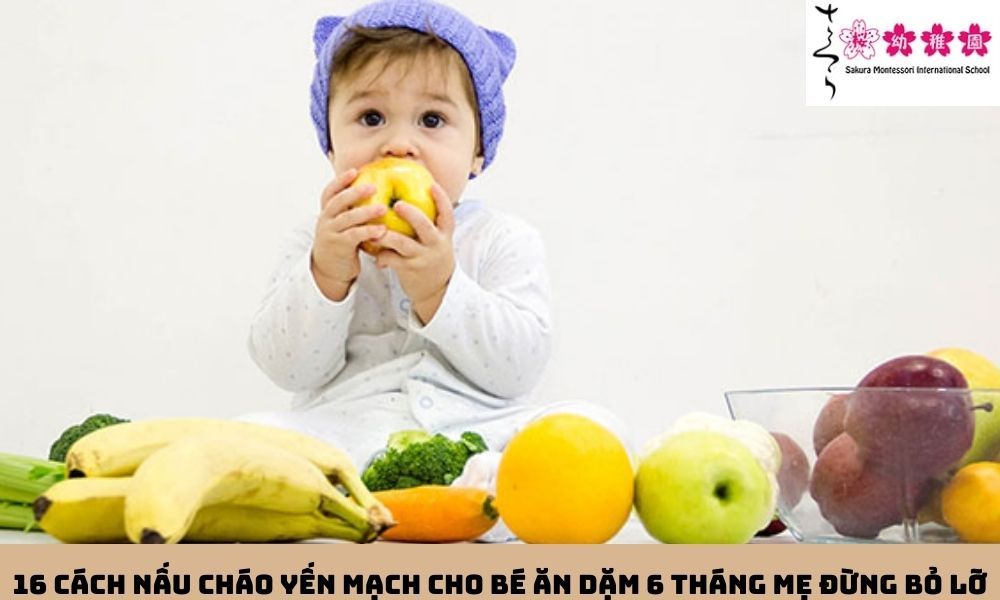 yến mạch cho bé ăn dặm 6 tháng