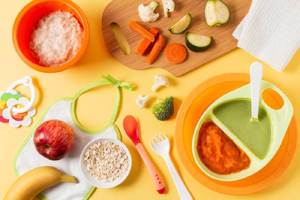 ăn dặm truyền thống cho bé 8 tháng