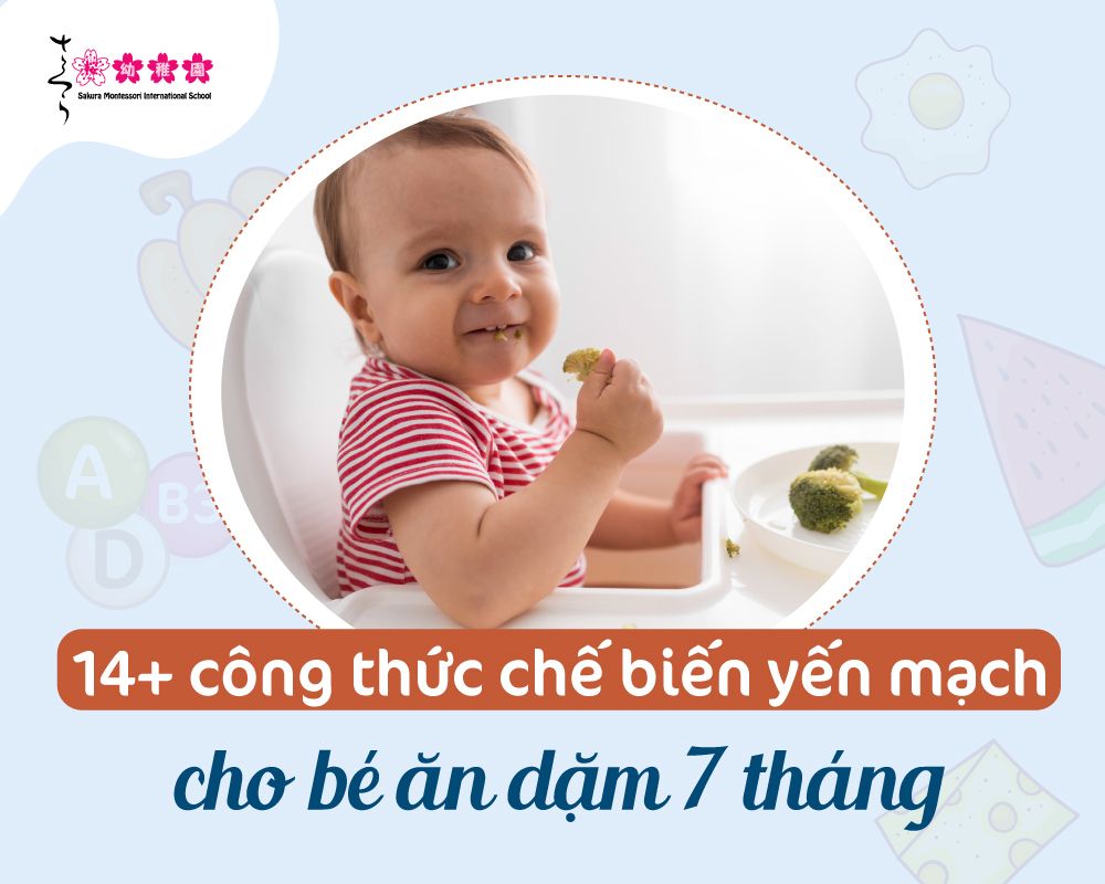 14+ công thức chế biến yến mạch cho bé ăn dặm 7 tháng