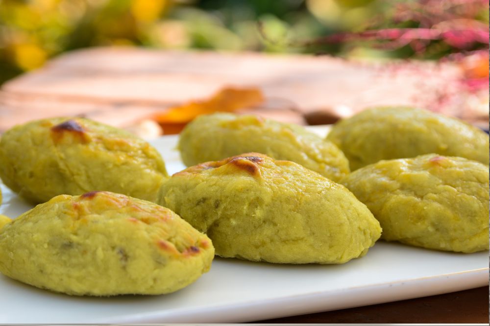 Bánh khoai lang nhân phô mai tách muối cho bé ăn dặm