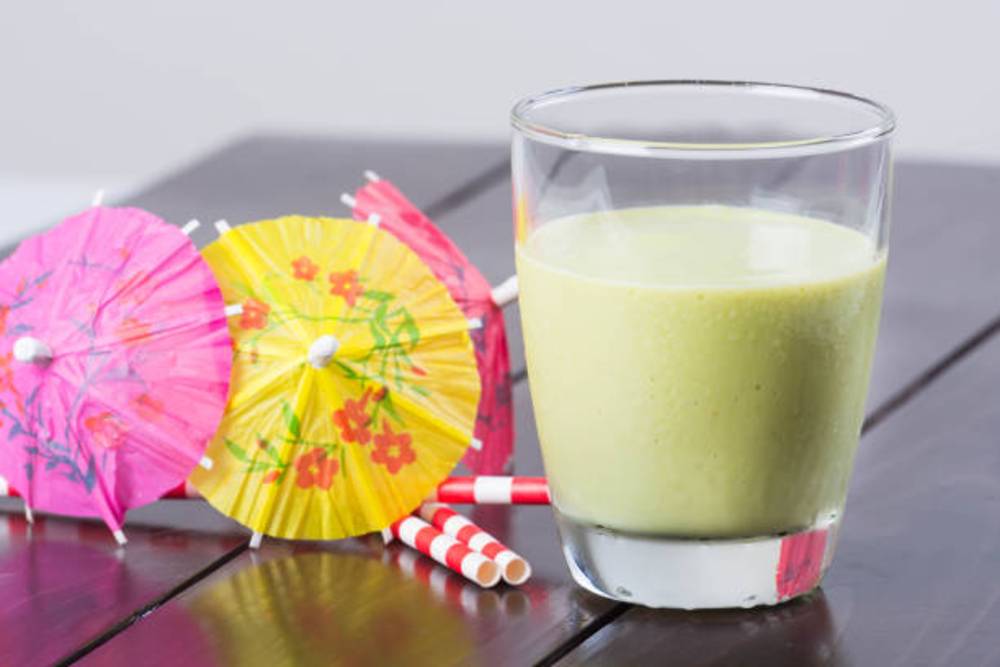 Bơ kết hợp táo nghiền