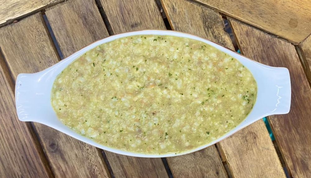 Cháo bí ngô non cho bé ăn dặm nấu với thịt bò