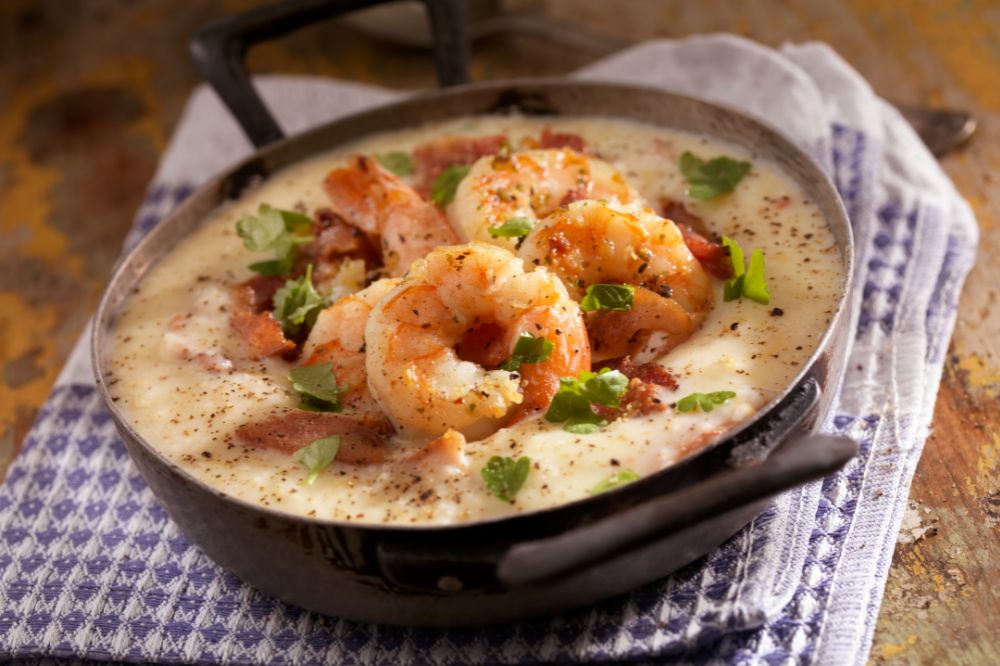 Cháo đậu gà tôm bổ dưỡng