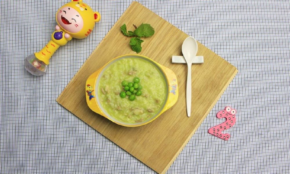 Cháo hà lan nấu đậu hũ non hầm hạt sen