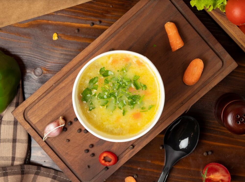 Cháo rau củ tổng hợp mang lại nhiều chất xơ và vitamin