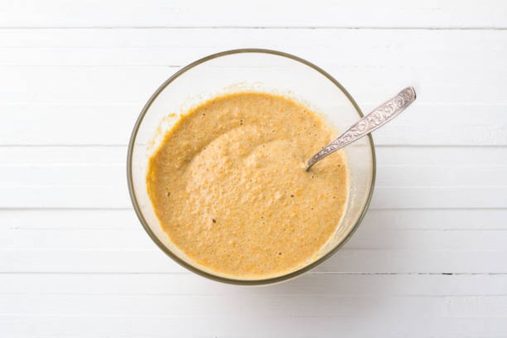 Cháo yến mạch nấu trứng gà