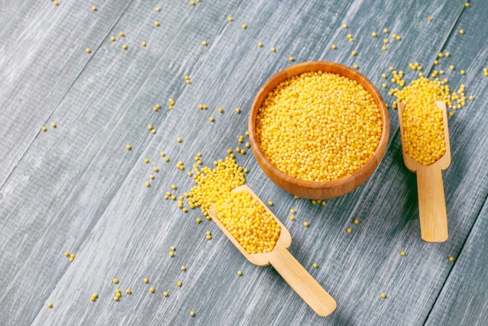 Hạt kê là một loại ngũ cốc phù hợp cho bé ăn dặm