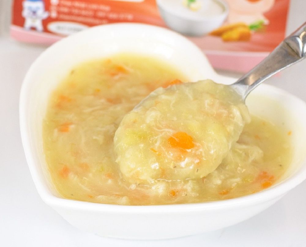 Món cháo nấm hương cà rốt thanh đạm cho trẻ