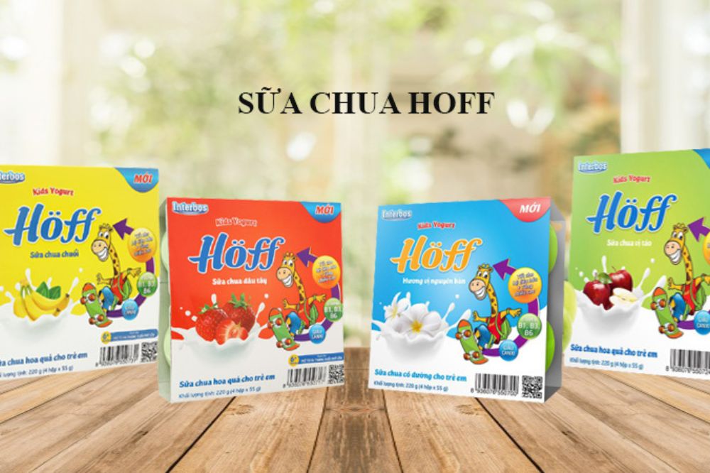 Sữa chua Hoff cho bé ăn dặm