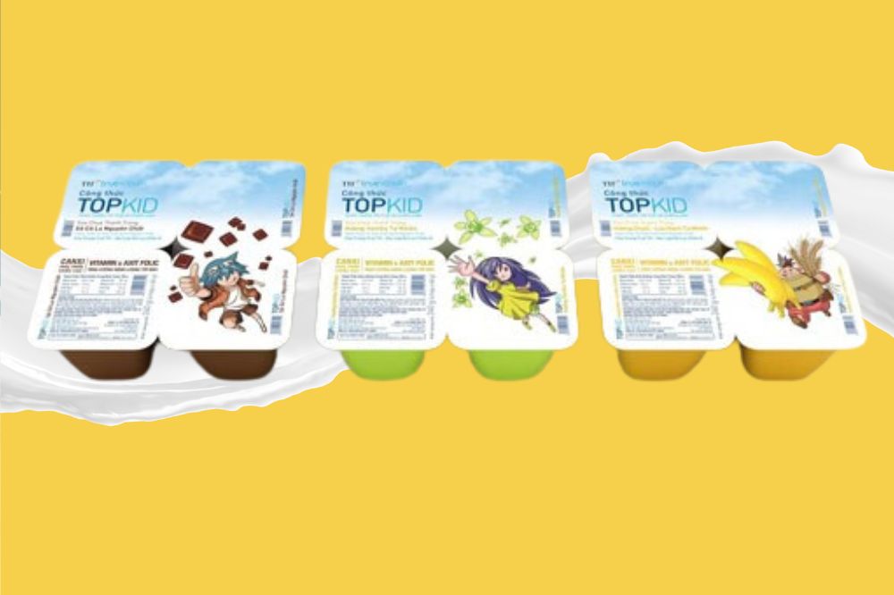 Sữa chua TOPKID cho bé ăn dặm