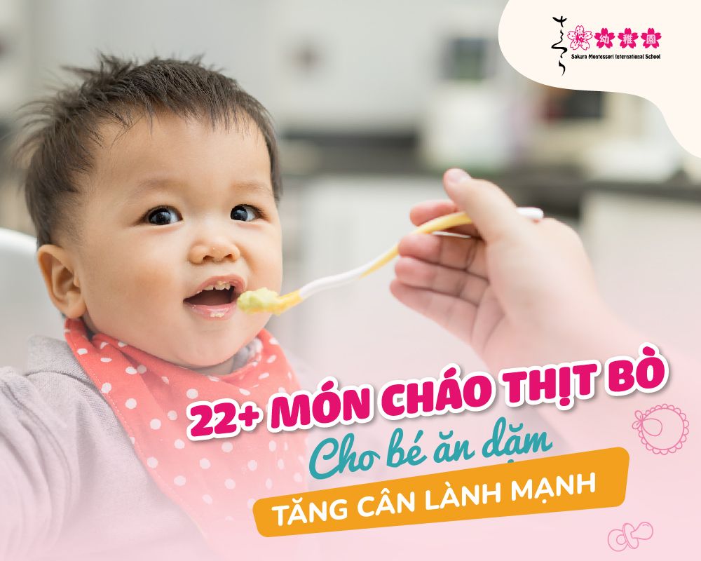 16+ món cháo thịt bò cho bé ăn dặm tăng cân lành mạnh