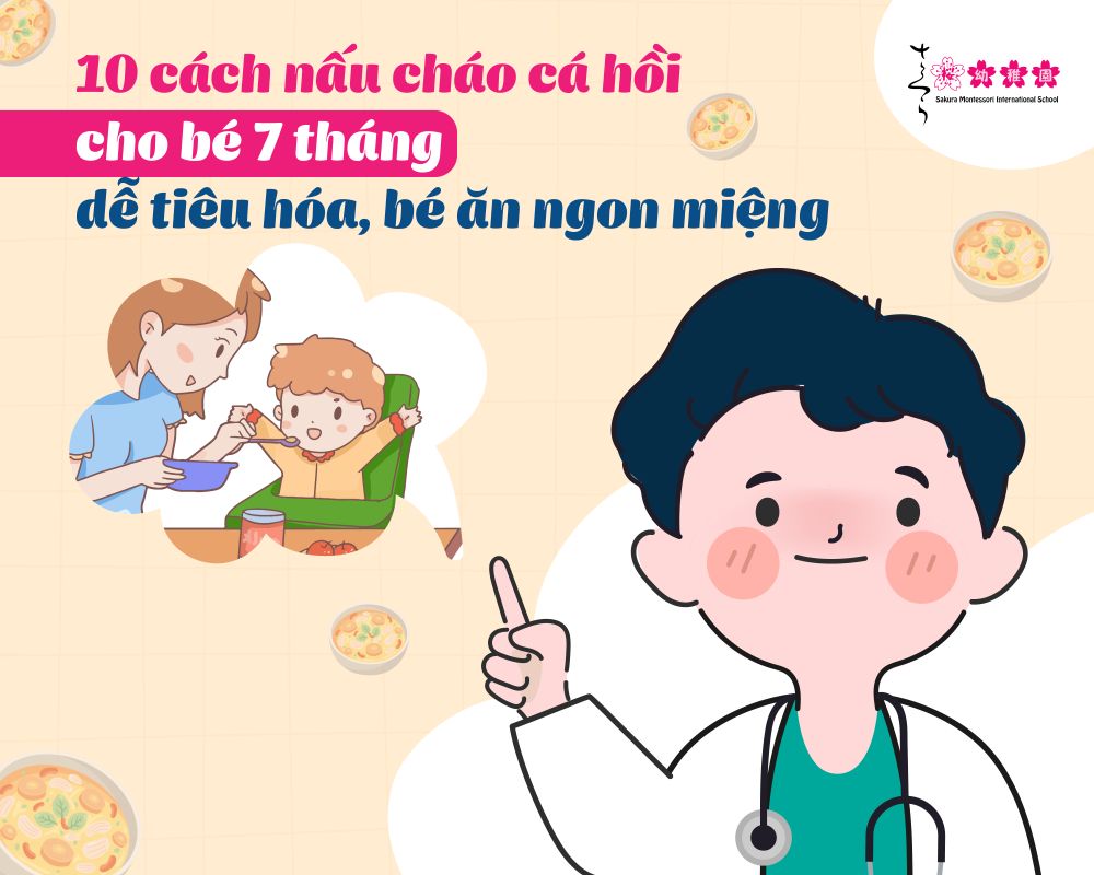 10 cách nấu cháo cá hồi cho bé 7 tháng dễ tiêu hóa, bé ăn ngon miệng