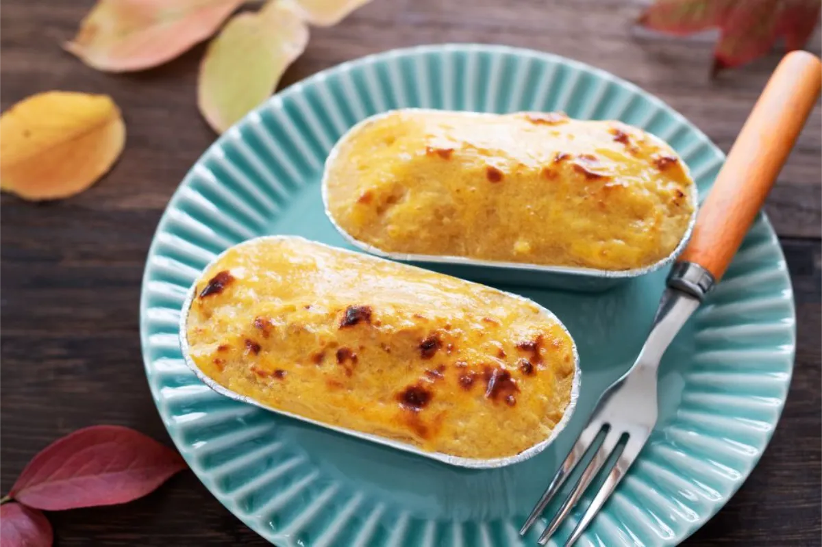 Bánh khoai lang ăn dặm nhân phô mai béo ngậy