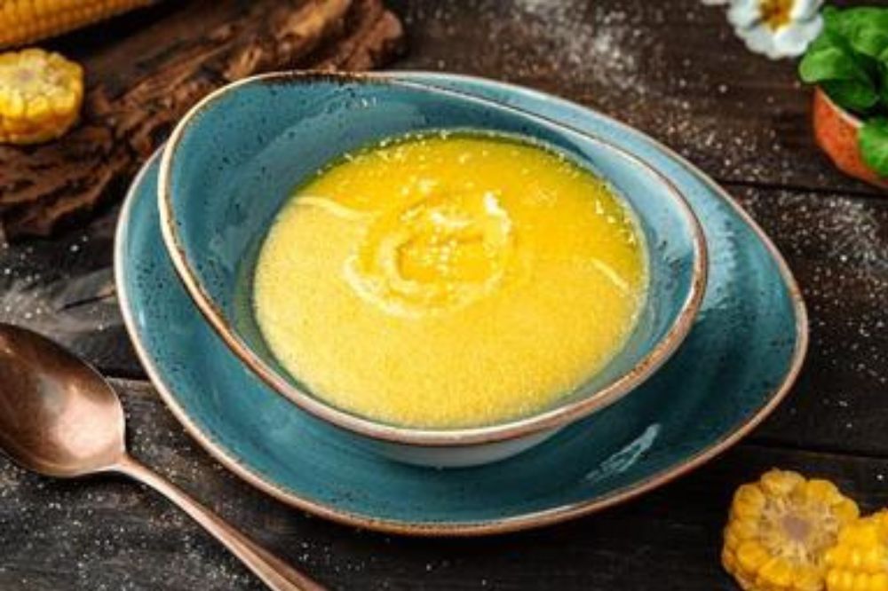 Cháo bắp trứng gà, phô mai giàu dinh dưỡng cho bé