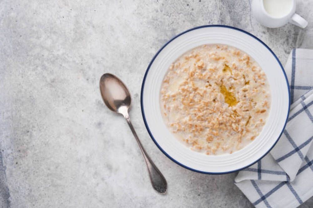 Cháo cá hồi yến mạch phô mai