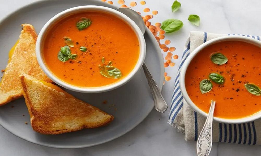 Cháo đậu lăng đỏ với sữa mẹ