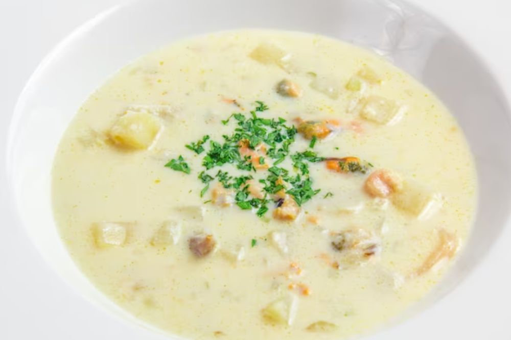 Cháo gà ngô cho bé ăn dặm