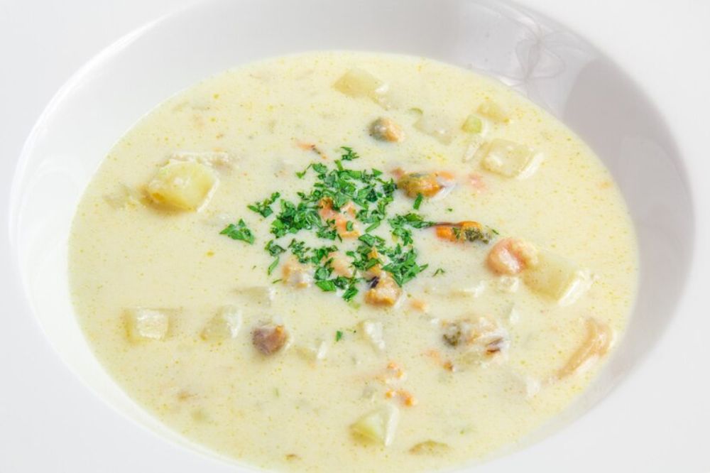 Cháo tôm bắp cải cho bé ăn dặm